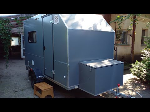 Видео: Обзор самодельного автодома(прицепа-кемпера)!