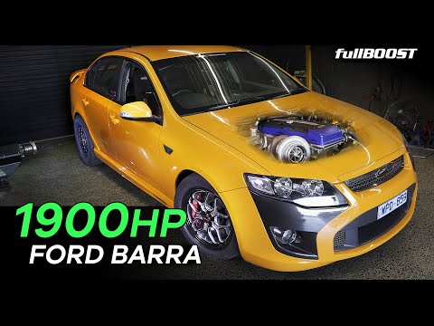 Видео: Внутри уличного автомобиля Ford Barra, разгоняющегося за 7 секунд | fullBOOST