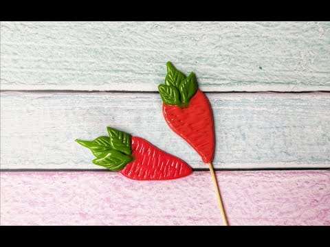 Видео: Морковка из изомальта. Как работать с изомальтом.