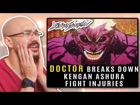 Видео: ДОКТОР разбирает КЕНГАНА АШУРУ «Турнир уничтожения Кенгана» | ТРАВМЫ В БОЮ