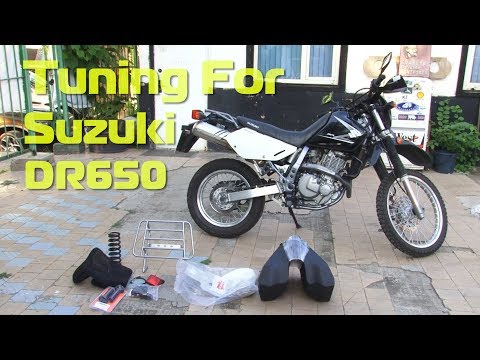 Видео: Тюнинг Сузуки ДР/Tuning for Suzuki dr 650se