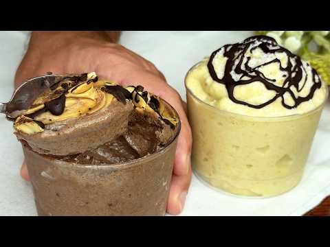 Видео: ХИТ сезона 🔥🔥 Мороженое за минуту! Без сахара! ВЕГАН👍 Хрустящий шоколад и тропический бриз