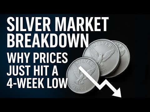 Видео: Анализ рынка серебра: почему цены только что достигли 4-недельного минимума