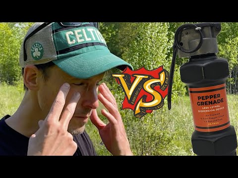 Видео: Я против перцовой гранаты — мощнее перцового баллончика?