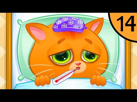 Видео: Суровый КОТИК БУБУ #14. Бубу заболел. Мультик ИГРА про котят на Игрули TV