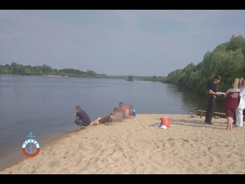 Видео: Сегодня в Мозыре произошла первая трагедия на воде. Утонул ребенок