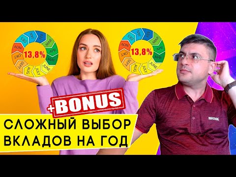 Видео: Какой вклад открыть на 1 год: сравниваем 2 выгодных варианта