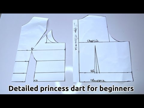 Видео: КАК КРОЙТЕ/СШИВАЙТЕ ИДЕАЛЬНОЕ БЮСТЬЕ PRINCESS DART ДЛЯ НАЧИНАЮЩИХ