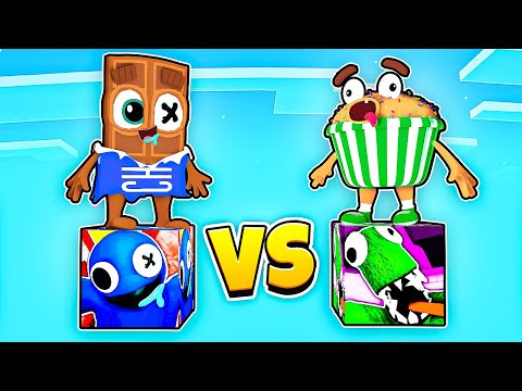 Видео: 😱 РАДУЖНАЯ БИТВА: СИНИЙ Лаки Блок vs ГРИН ЛакиБлок в Майнкрафт ! РАДУЖНЫЕ ДРУЗЬЯ ШОКОЛАДКА ЧОКО