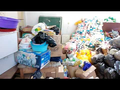 Видео: Предаване на даренията в с. Кръстава