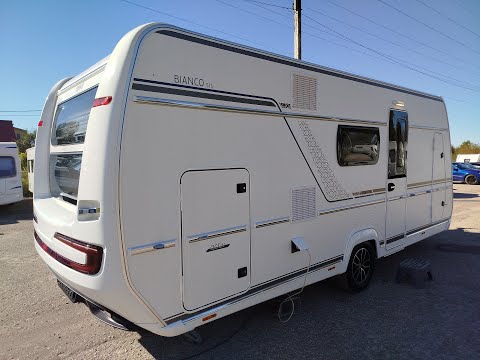 Видео: Современный немецкий-караван,дом на колёсах,кемпер Fendt Bianco Activ 2024 года на 5 мест огонёк