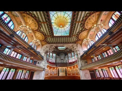 Видео: Барселона: Дворец Каталонской Музыки. 23.07.2025. Palau de la Musica Catalana, Barcelona.