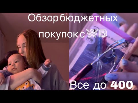 Видео: МАКСИМАЛЬНО бюджетные покупки с WB 🛍️🛒  все до 400 рублей | Быстрый обзор 