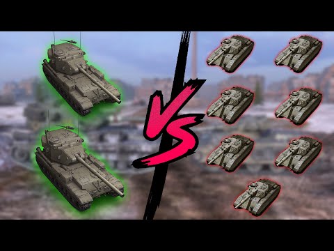 Видео: БИТВА ГЛАВНЫХ БАБАХ | Два FV215b 183 против Семи КАЛИБАНОВ | WoT Blitz