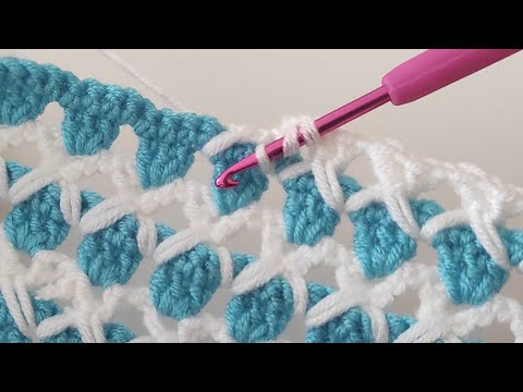 Видео: Схема вязания детского одеяла крючком для начинающих ~ Trends Crochet Blanket Pattern