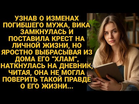 Видео: Выбрасывая хлам покойного мужа изменника, наткнулась на дневник  А прочитав, не поверила
