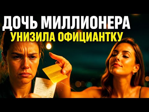 Видео: ДОЧЬ МИЛЛИОНЕРА УНИЗИЛА ОФИЦИАНТКУ… а потом случилось ЭТО