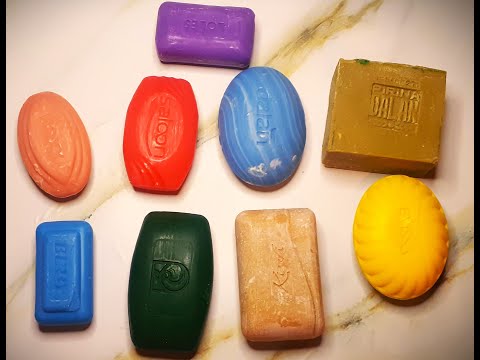Видео: ASMR 2 SOAP CUTTING. Резка сухого мыла. Satisfying video. Soap Carving. Satisfying Sounds