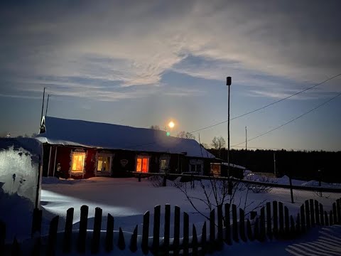 Видео: Зима. Деревня. Вечер. Просто жизнь. #жизньвдеревне