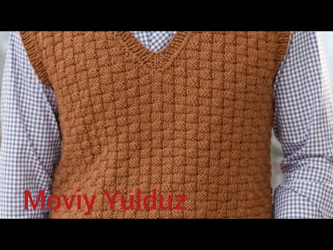 Видео: Жилет(эркаклар учун катта размерда) тулик олд кисми.1 к,исм