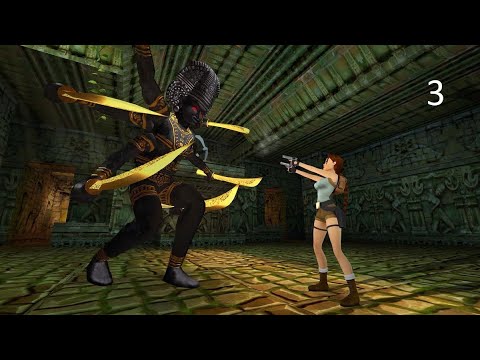 Видео: Tomb Raider 3 Remastered. Прохождение №3. Река Ганг. Пещеры Калии
