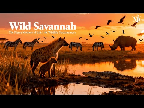 Видео: Дикая саванна – свирепые матери жизни | Документальный фильм о дикой природе в формате 4K