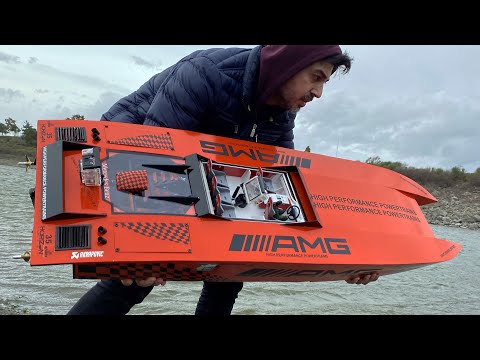 Видео: Как сделать моторную лодку Mercedes AMG Proboat RC