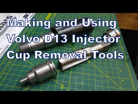 Видео: Изготовление и использование инструментов для снятия форсунок Volvo D13