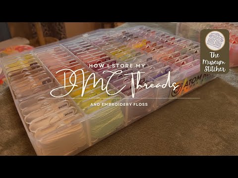 Видео: Моя идеальная система хранения ниток! Организуйте мои нитки DMC вместе со мной!