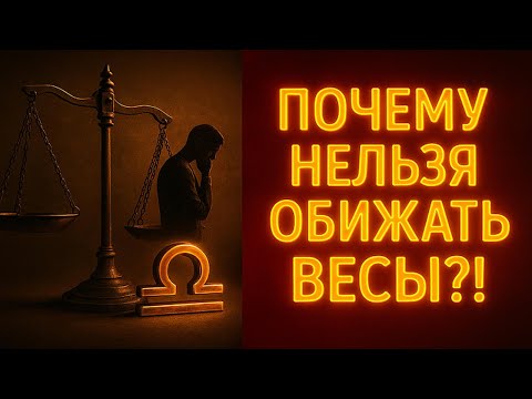 Видео: Почему нельзя обижать Весы ♈: правда, которую скрывают астрологи