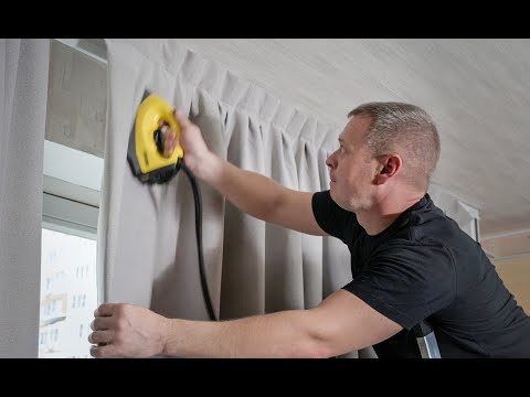 Видео: Развеска штор для карнизов с моторами с KNX интерфейсом