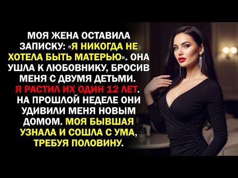 Видео: Моя жена оставила записку: «Я никогда не хотела быть матерью». Она ушла к любовнику, бросив меня...