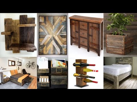 Видео: Превращение переработанной старой амбарной древесины в прибыльные решения для мебели и декора.