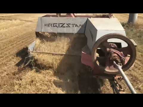 Видео: Пресс подборщик Киргизстан