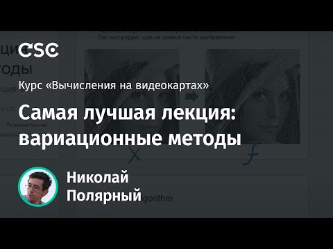 Видео: Лекция 9. Самая лучшая лекция: вариационные методы