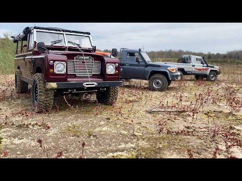 Видео: Land Rover 109 series iii & LC70 & LC70 & Defender & Mercedes-Benz G-класса.Вот такой состав сегодня