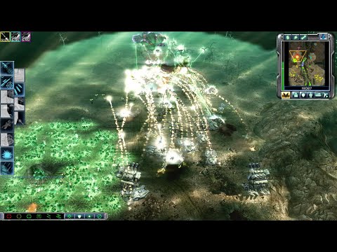 Видео: Kane's Wrath [мод Tiberium Insanity] — 2 GDI против 2 Scrin Brutal AI