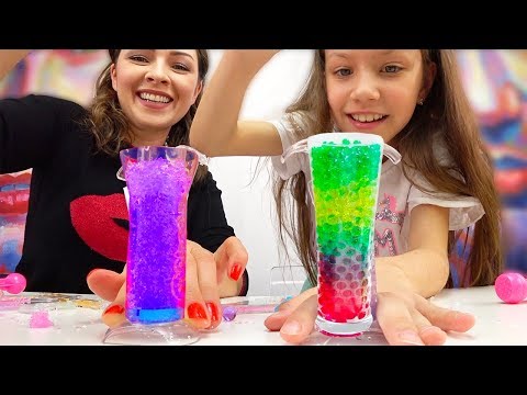 Видео: РИСУЕМ ОРБИЗАМИ Как Сделать Краски из ORBEEZ / Вики Шоу