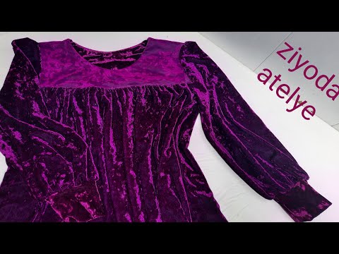 Видео: Kelinlar uchun uyga kiyishga ko'ylak bichilishi,келинлар учун уйга кийишга куйлак.