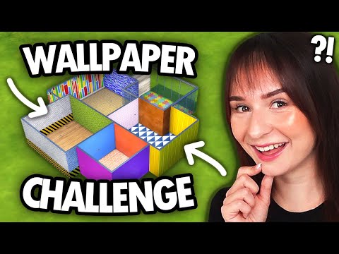 Видео: Каждая комната — это СЛУЧАЙНЫЕ ОБОИ в The Sims 4