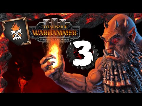 Видео: Гномы Хаоса Total War Warhammer 3 прохождение за Астрагота Железнорукого (сюжетная кампания) - #3