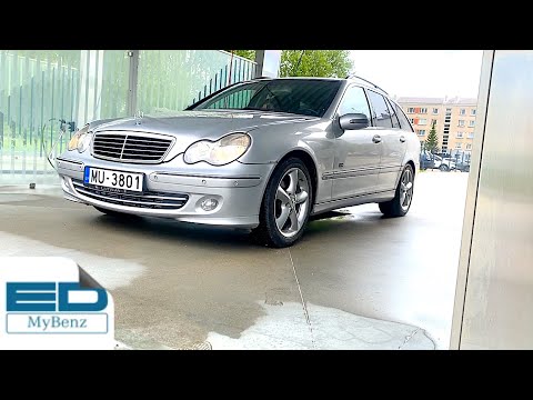 Видео: Разноширокие диски на мой C 203 Mercedes Benz