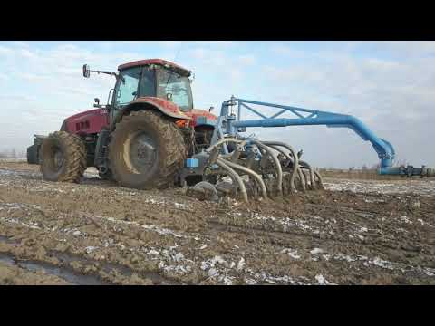 Видео: Откачка навоза из лагун. Внесение на поля А.ТОМ