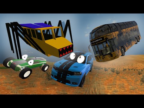 Видео: КАК НАЙТИ ЛОГОВО АВТОБУСОВ ПОЖИРАТЕЛЕЙ И СПАСТИ МАШИНКИ? Гоша и Чич Страшилки с машинами.