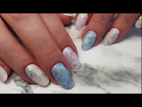Видео: Цветные ОПАЛОВЫЕ ногти + МАТОВЫЙ топ | #ОПАЛ | Colored Opal Nails