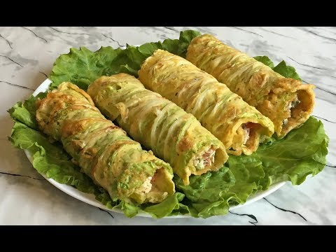Видео: Необычные Рулетики из Жареной Пекинской Капусты / Капуста в Кляре / Chinese Cabbage Rolls