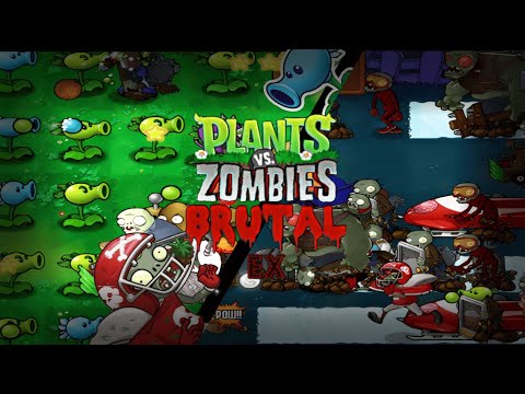 Видео: Plants VS Zombie (Brutal EX) #1 - Что ты такое?!