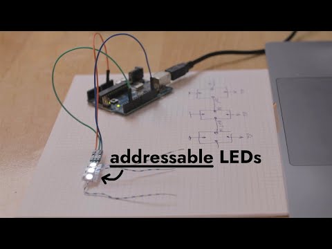 Видео: Знакомство с адресуемыми RGB-светодиодами: подход Arduino!