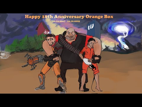 Видео: 🔴 День Рождения Orange Box - 18 лет любимым играм | HL2:EP2 Portal TF2 🔴 #tazik29 #легенда #halflife