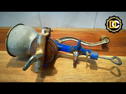 Видео: Кофемолка Antique Rust - Реставрация